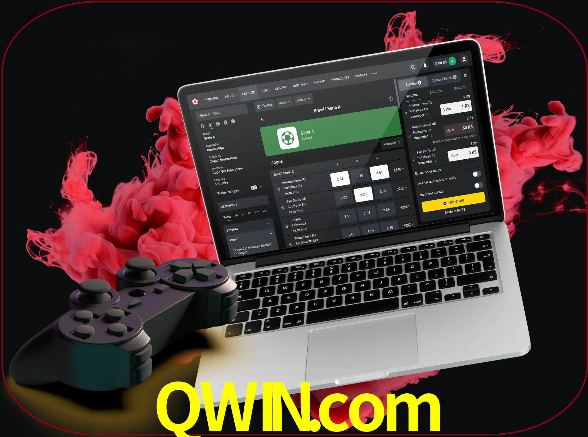 Visite a secção especial de jogos de vídeo em qwin para descobrir em que jogos pode apostar e ganhar muito dinheiro.